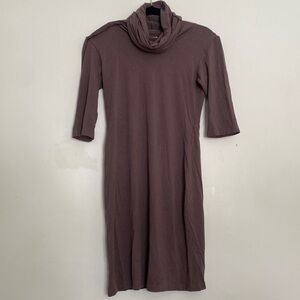FIG Safari turtleneck dress 3/4 sleeve size SP